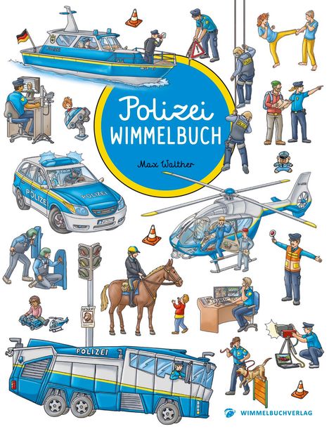Polizei Wimmelbuch, Buch