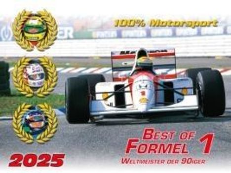 Frank Pommer: Best of F1 Weltmeister der 90iger Kalender 2025, Kalender