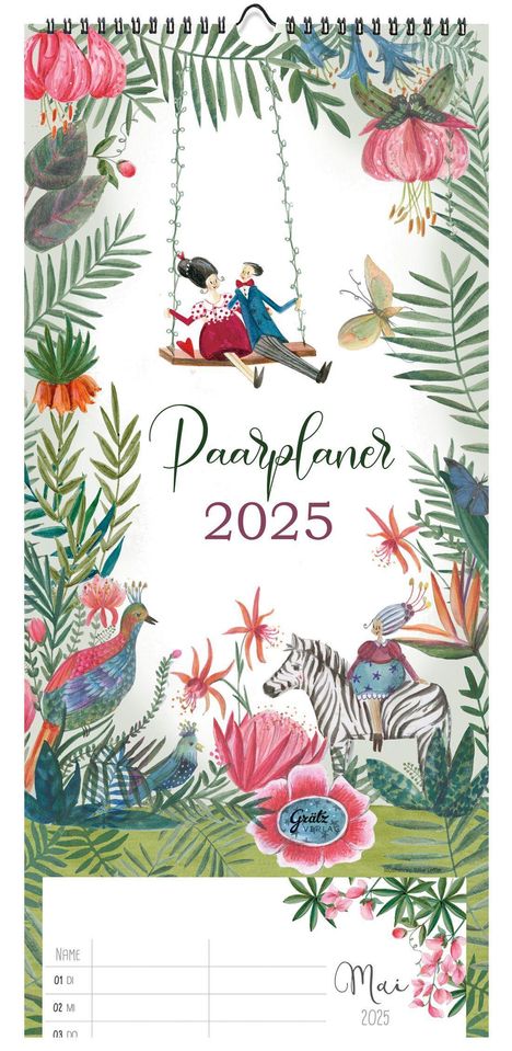 Silke Leffler: Paarplaner 2025, Kalender