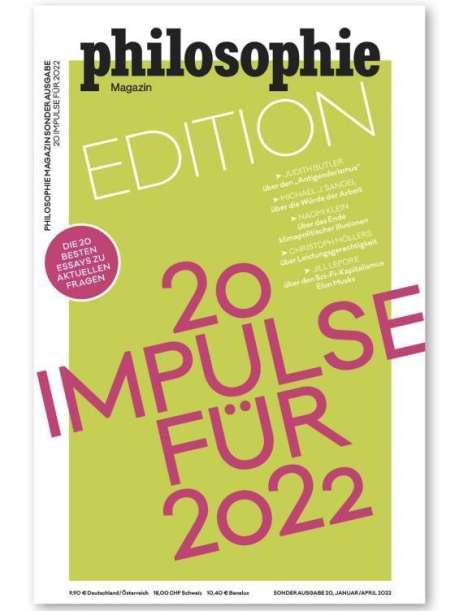 Philosophie Magazin Sonderausgabe "Edition 22", Buch