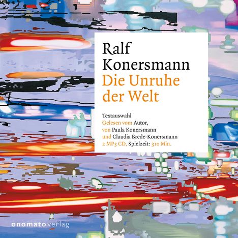 Ralf Konersmann: Die Unruhe der Welt, MP3-CD