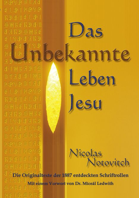Nicolas Notovitch: Das Unbekannte Leben Jesu, Buch