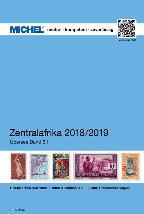 Michel Zentralafrika 2018/2019, Buch