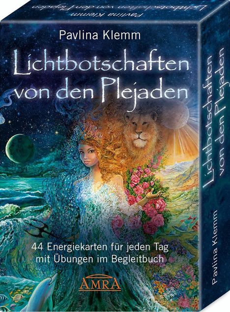 Pavlina Klemm: Lichtbotschaften von den Plejaden - das Kartenset: 44 Energiekarten für jeden Tag mit Übungen im Begleitbuch, Buch