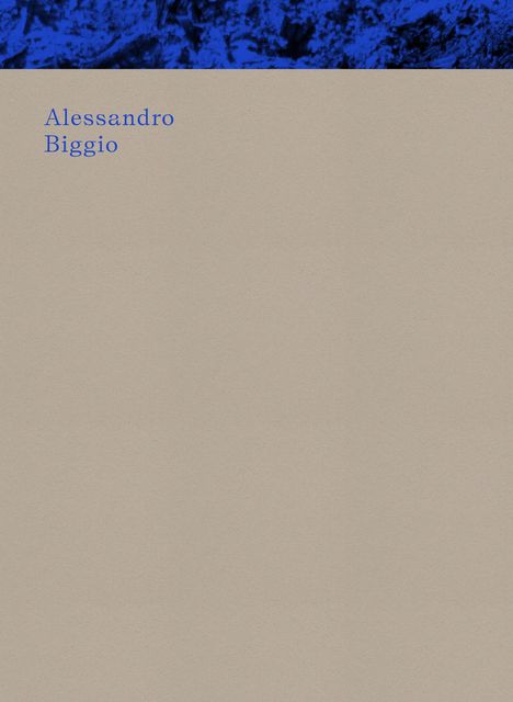 Alessandro Biggio: Alessandro Biggio, Buch