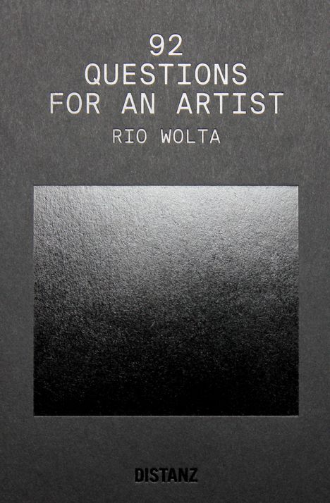 Rio Wolta: 92 Questions for an Artist, Buch