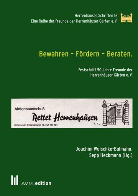 Bewahren - Fördern - Beraten., Buch