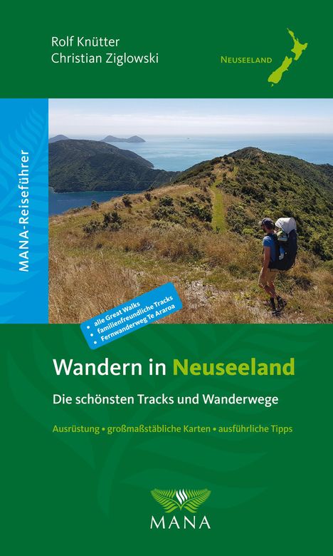 Rolf Knütter: Wandern in Neuseeland, Buch