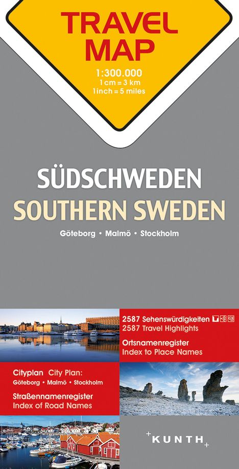 Reisekarte Südschweden, Karten