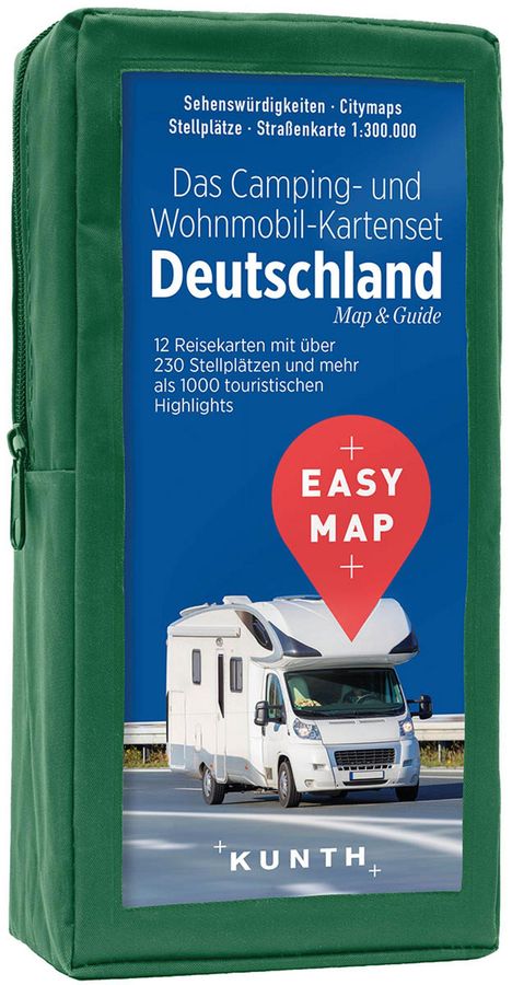 EASY MAP Das Camping- und Wohnmobil Kartenset Deutschland, Karten