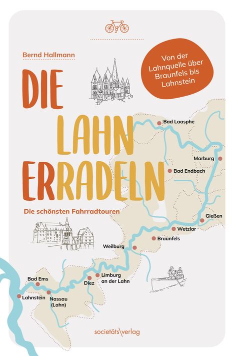 Bernd Hallmann: Die Lahn erradeln, Buch