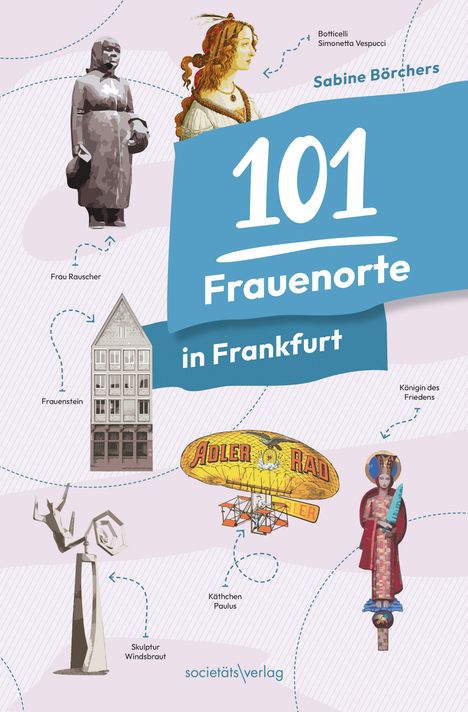 Sabine Börchers: 101 Frauenorte in Frankfurt, Buch