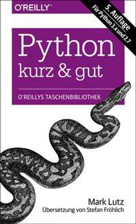 Mark Lutz: Python - kurz &amp; gut, Buch