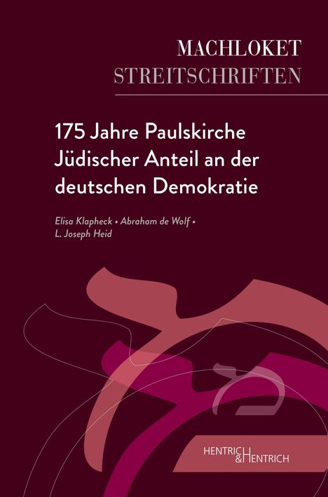 Joseph L. Heid: 175 Jahre Paulskirche, Buch