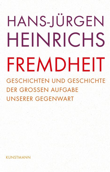 Hans-Jürgen Heinrichs: Fremdheit, Buch