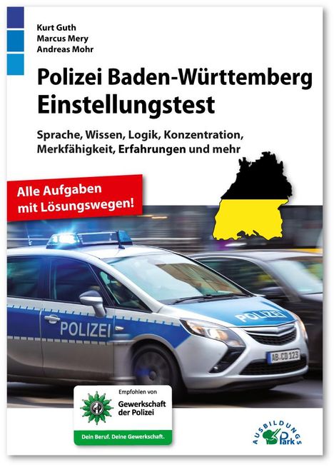 Kurt Guth: Polizei Baden-Württemberg Einstellungstest, Buch