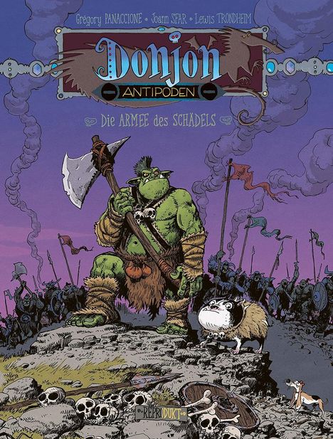 Joann Sfar: Donjon Antipoden -10.000: Die Armee des Schädels, Buch