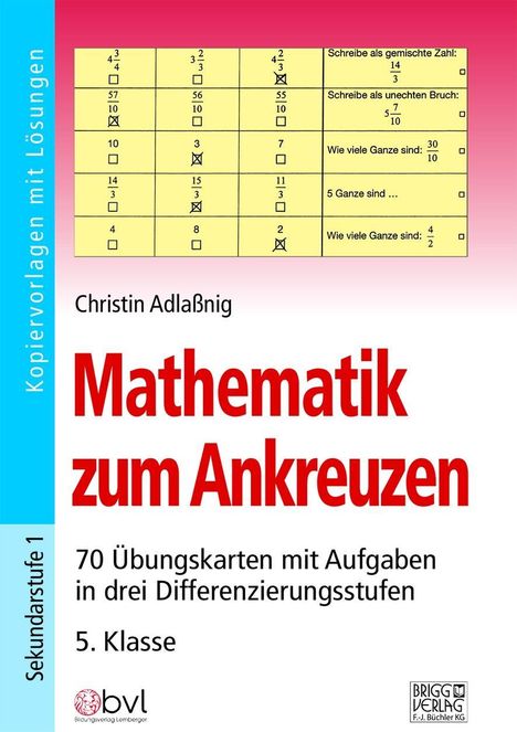 Christin Adlaßnig: Mathematik zum Ankreuzen 5. Klasse, Buch