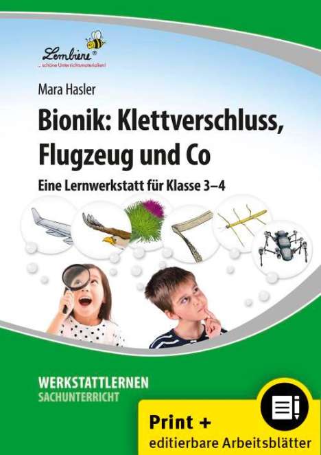 Mara Hasler: Bionik: Klettverschluss, Flugzeug und Co, Buch