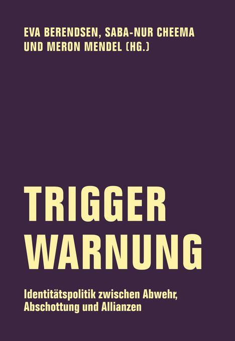 Trigger-Warnung, Buch