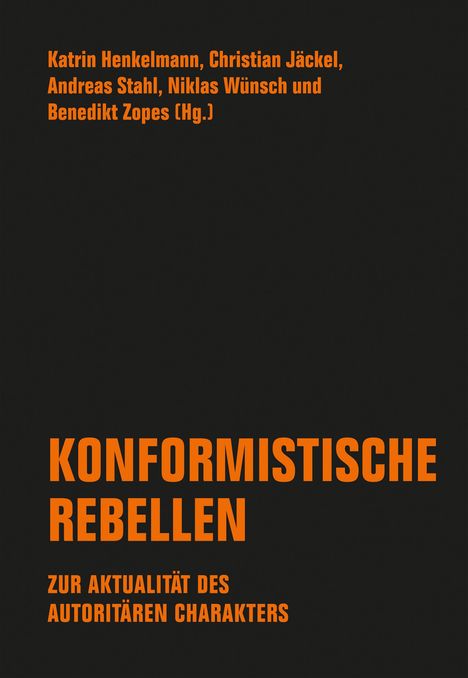Sebastian Winter: Konformistische Rebellen, Buch