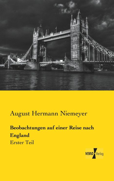 August Hermann Niemeyer: Beobachtungen auf einer Reise nach England, Buch