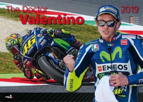 Jörg Neubert: The Doctor Valentino 2019. Valentino Rossi Kalender, Diverse