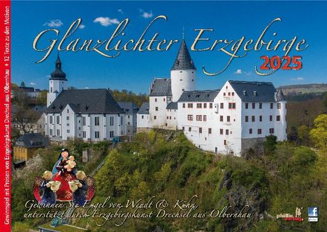 Jörg Neubert: Glanzlichter Erzgebirge 2025, Kalender