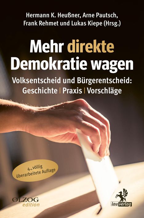 Mehr direkte Demokratie wagen, Buch