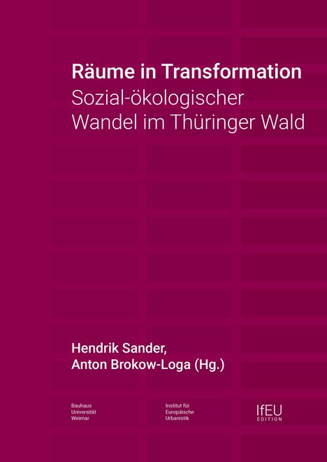 Titel: Räume in Transformation. Sozial-ökologischer Wandel im Thüringer Wald. Herausgeber: Hendrik Sander, Anton Brokow-Loga.