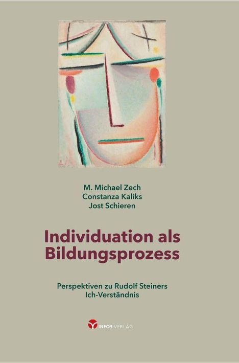"Individuation als Bildungsprozess" von M. Michael Zech, Constanza Kaliks, Jost Schieren. Abstrakte Illustration eines Gesichts.
