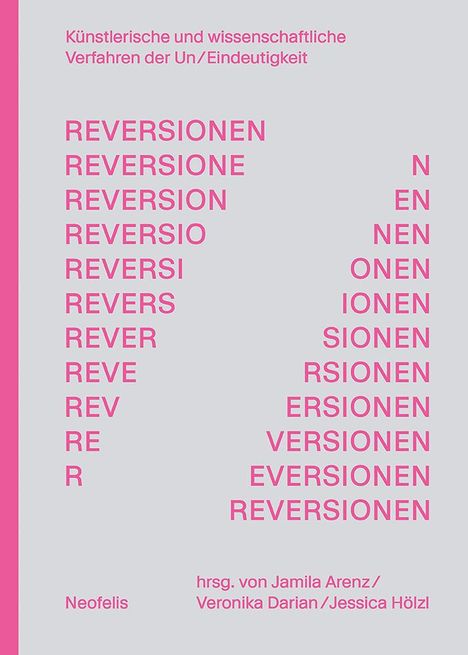 Olav Amende: Re/Versionen, Buch