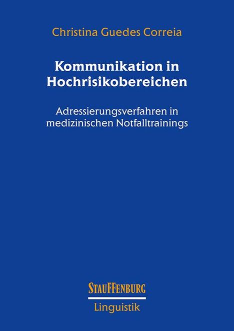 Christina Guedes Correia: Kommunikation in Hochrisikobereichen, Buch