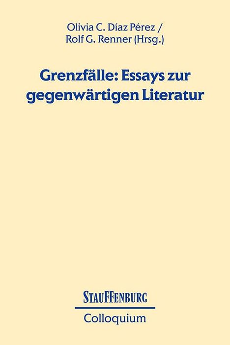 Grenzfälle: Essays zur gegenwärtigen Literatur, Buch