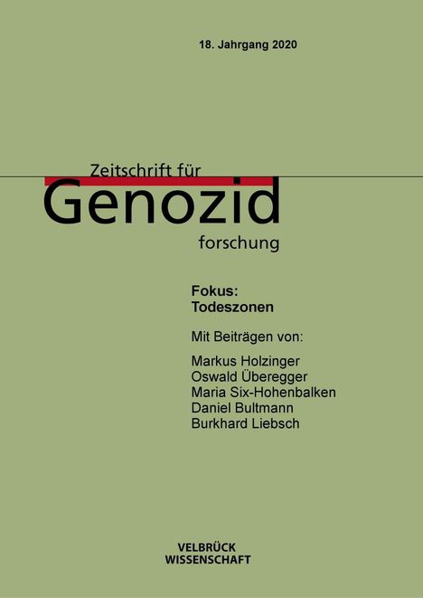 Kristin Platt: Platt, K: Zeitschrift für Genozidforschung, Buch