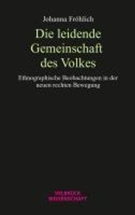 Johanna K. Fröhlich: Die leidende Gemeinschaft des Volkes, Buch