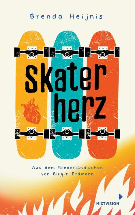 Brenda Heijnis: Skaterherz, Buch