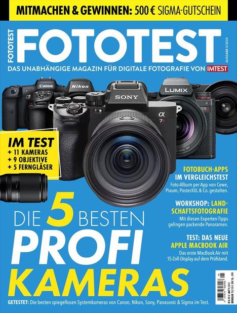 FOTOTEST - Das unabhängige Magazin für digitale Fotografie v, Buch