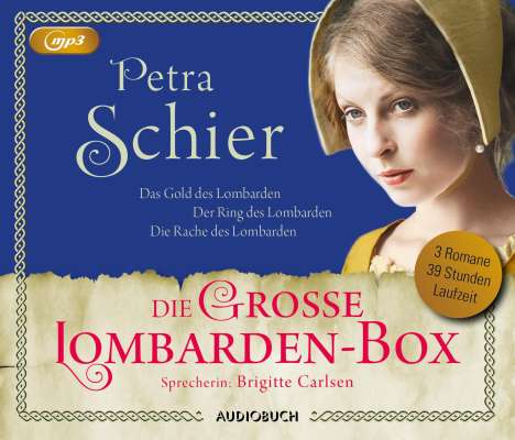 Petra Schier: Die große Lombarden-Box, 3 MP3-CDs