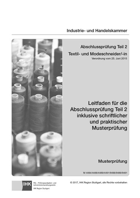 Textil- und Modeschneider/-in. Abschlussprüfung Teil 2, Buch