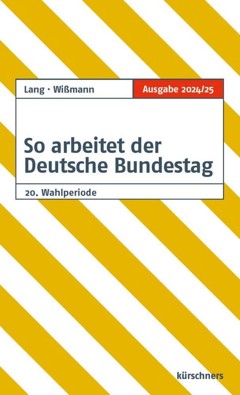 Ruth Lang: So arbeitet der Deutsche Bundestag, Buch