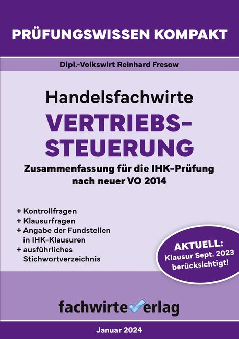 Reinhard Fresow: Handelsfachwirte: Vertriebssteuerung, Buch