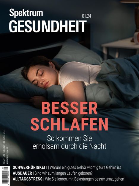 Spektrum der Wissenschaft: Spektrum Gesundheit 1/24 - Besser schlafen, Buch