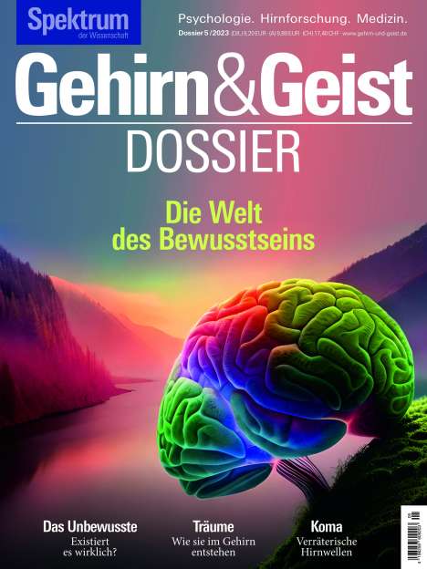 Spektrum der Wissenschaft Verlagsgesellschaft: Gehirn&Geist Dossier - Die Welt des Bewusstseins, Buch