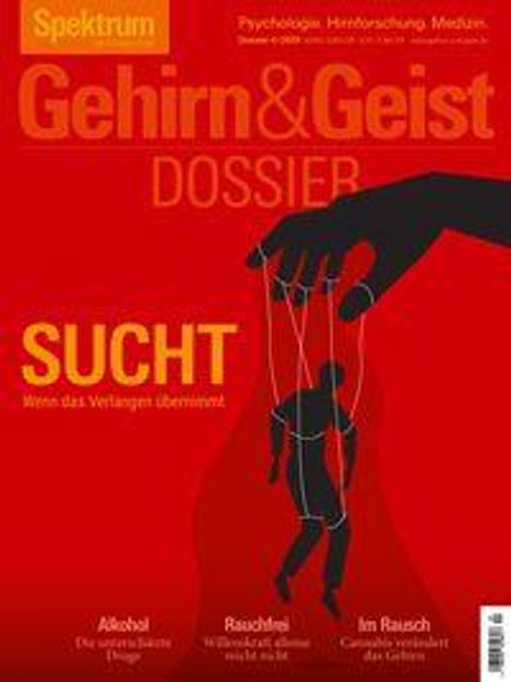 Spektrum der Wissenschaft: Gehirn&Geist Dossier 4/2025 Sucht, Buch