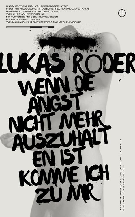 Lukas Röder: Wenn die Angst nicht mehr auszuhalten ist, komme ich zu mir, Buch
