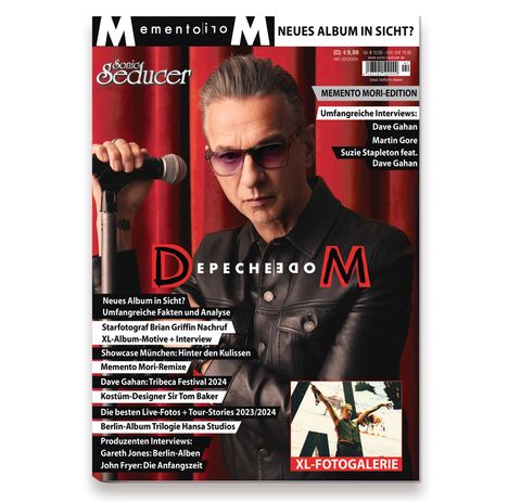 Depeche Mode Memento Mori Edition 2024 Limited 999 Exemplare Sonic Seducer, Buch