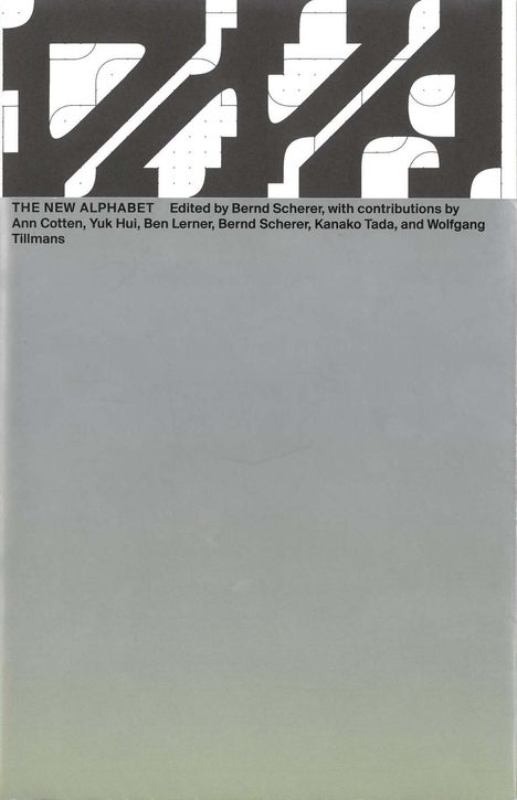 Wolfgang Tillmans: The New Alphabet, Buch