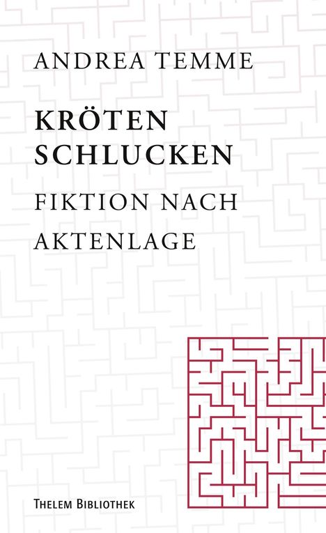 Andrea Temme: Kröten Schlucken, Buch