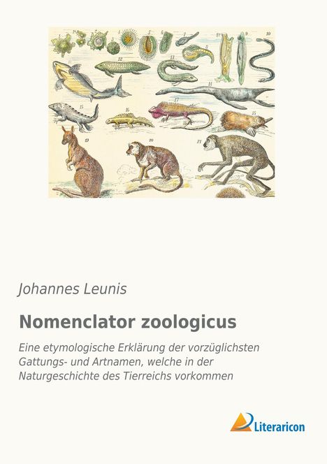 Johannes Leunis: Nomenclator zoologicus, Buch